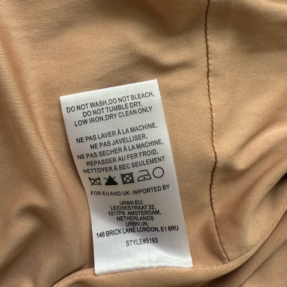 NWT Anthropologie Hutch Vegan Suede Jacket Blush Neutral Size M - Picture 11 of 11